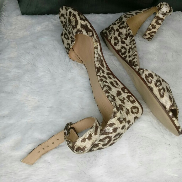 J Crew "Laila" Wedges sz 6 - Picture 7 of 7